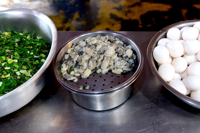 Ingredients for oyster buns