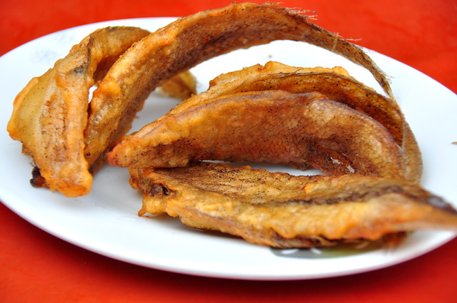 fried emperor angelfish